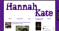 Desktop Screenshot of hannahkate.net